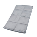 ZooVaa Kids Sensory Weighted Lap Pad Blanket for Children, 4.75lb 21x19 Minky Grey
