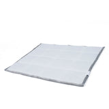 ZooVaa Kids Sensory Weighted Lap Pad Blanket for Children, 4.75lb 21x19 Minky Grey
