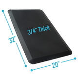 ZooVaa Anti-Fatigue Standing Mat, 20" x 32", 3/4" Thick | for Home Kitchen, Office Standing Desks