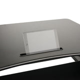 ZooVaa Standing Desk Riser, Micro Adjustable Height Sit to Stand Riser Standing Desk Workstation