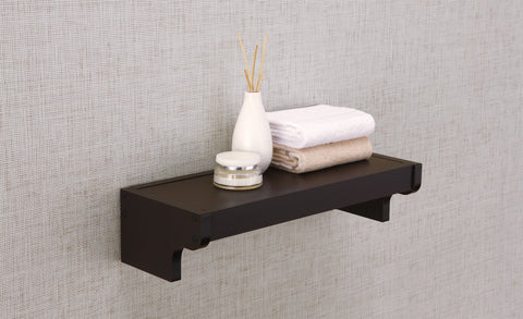 Organize It All Wall Mounting Shelf - Espresso