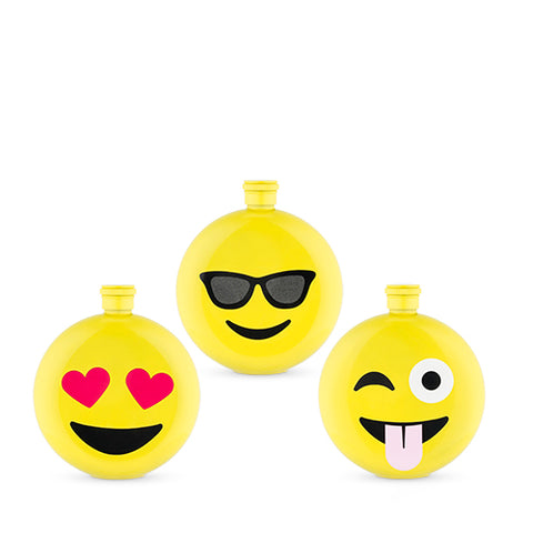 Assorted Emoji Flasks by TrueZoo