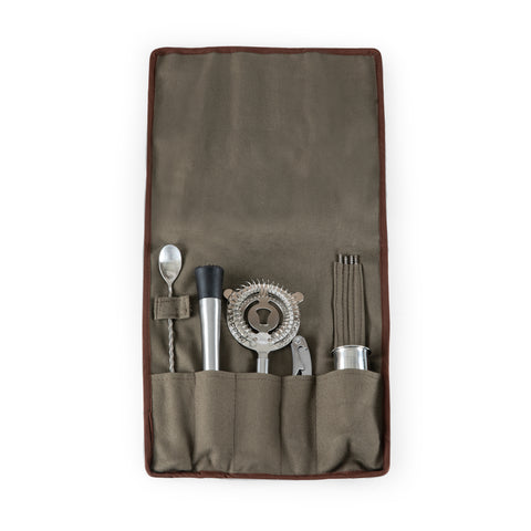 10-Pc. Bar Tool Roll Up Kit, (Grey)