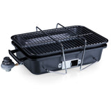 Vulcan Portable Propane BBQ & Cooler Tote, (Black with Grey & Silver)