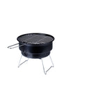 Caliente Portable Charcoal BBQ & Cooler Tote, (Black with Grey)