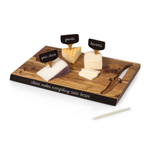 Delio Acacia Cheese Board & Tools Set