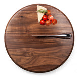 Solstice Black Walnut Cutting Board & Cheese Knife Set