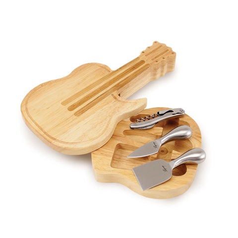 Guitar Cheese Board & Tools Set