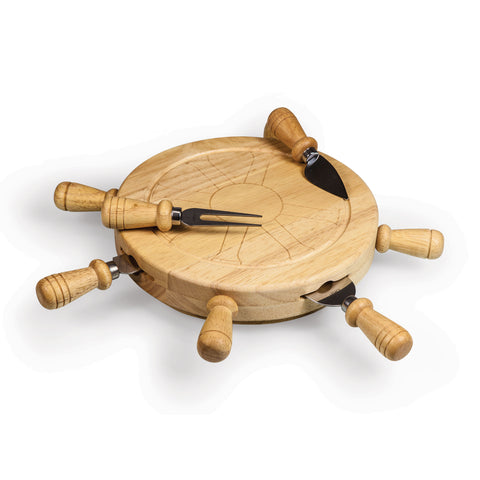 Mariner Lazy Susan Cheese Board & Tools Set