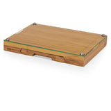 Concerto Glass Top Cheese Board & Tools Set
