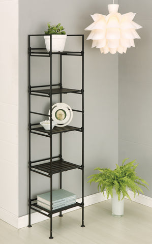 Organize It All 5 Tier Square Shelf - Resin Espresso