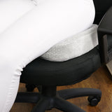 Grey Memory Foam w/ Cooling Gel Coccyx Seat Cushion by Aurora - AW204