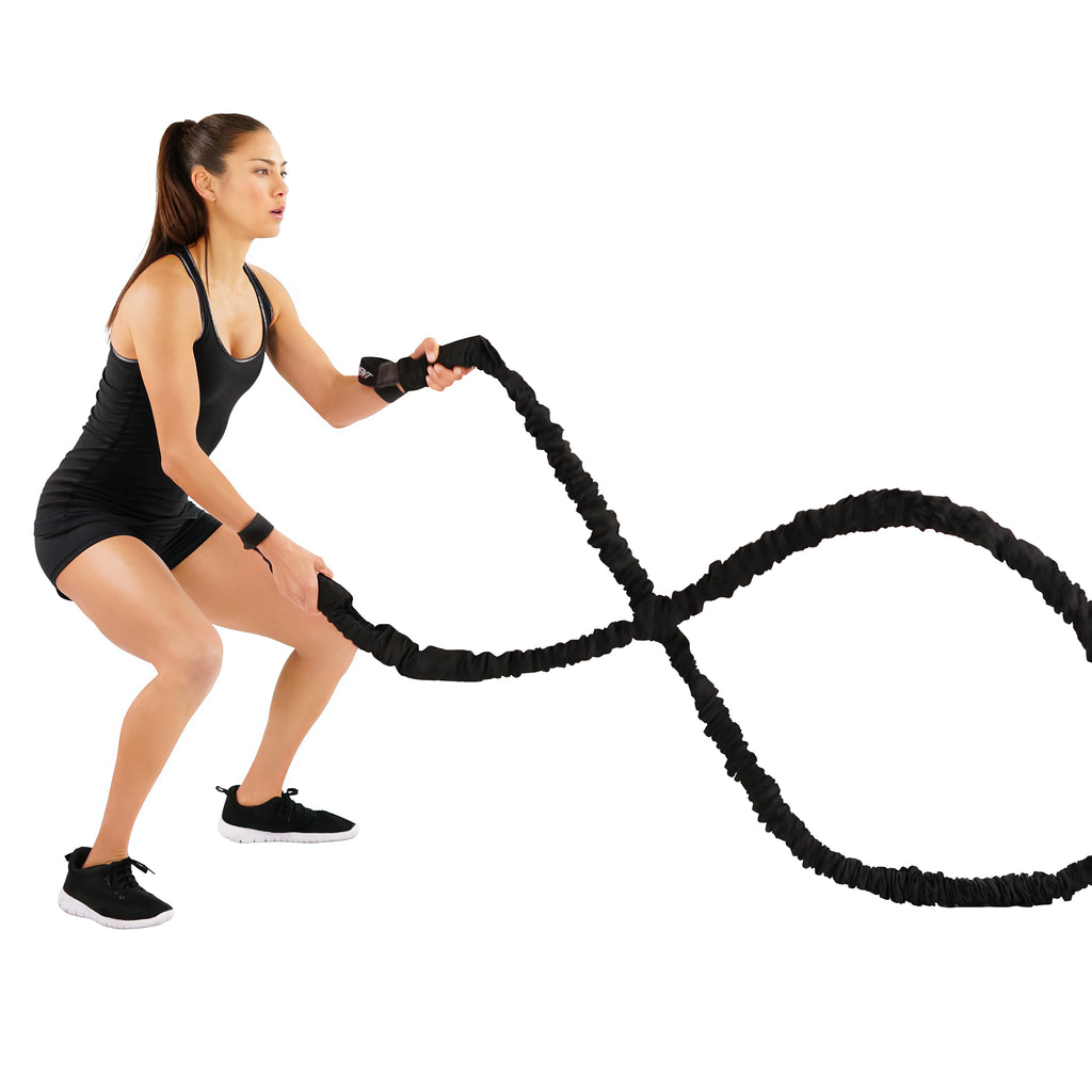EFITMENT Elastic Battle Rope Exercise Training Fitness Rope, 1.1in