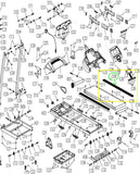 Replacement Side Rail #C08 for EFITMENT T012 Treadmill