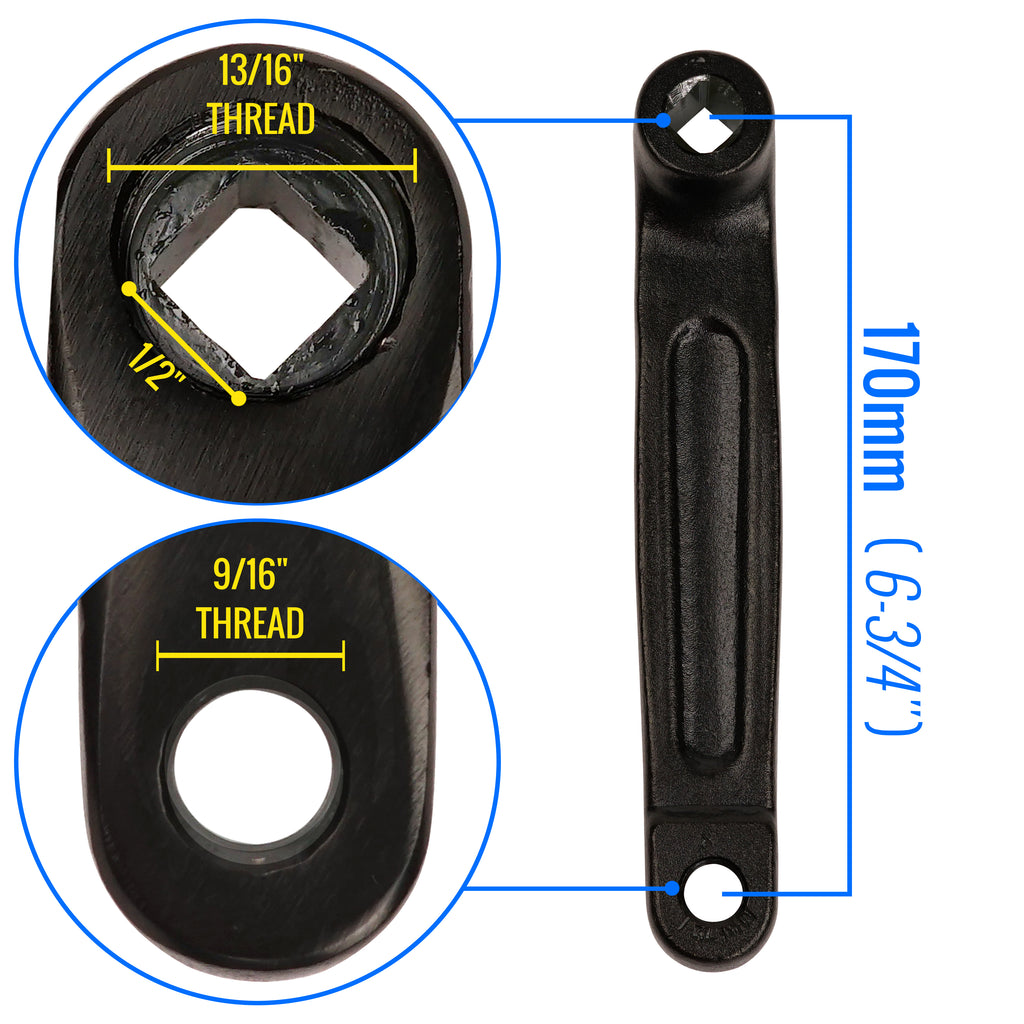 pedal crank arm replacement Replacement Indoor Cycle Bike Crank Arm