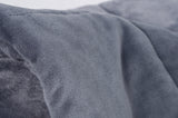 13lb Minky Weighted Compression Sleeping Bag Blanket with Glass Beads - Grey