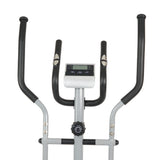 EFITMENT Compact Magnetic Elliptical Machine Trainer with LCD Monitor and Pulse Rate Grips - E005