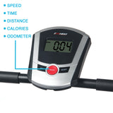 EFITMENT Adjustable Incline Manual Magnetic Treadmill with Arm Exercisers and Pulse Monitor - T017