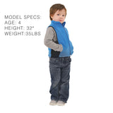 ZooVaa Children's Weighted Compression Fleece Vest - Small