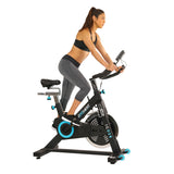 EFITMENT Pro Belt Drive Indoor Cycle Bike with 48.5 lb Flywheel & Monitor - IC028