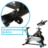 EFITMENT Indoor Cycling Exercise Bike w/40 lb Flywheel, Belt Drive, LCD Monitor w/ Pulse - IC030