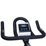 EFITMENT Magnetic Belt Drive Indoor Cycle Bike w/ LCD Monitor and Tablet Holder - IC031