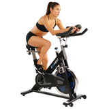 EFITMENT Magnetic Belt Drive Indoor Cycle Bike w/ LCD Monitor and Tablet Holder - IC031