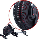 EFITMENT Aero Air Fan Rowing Machine Rower w/ Monitor - RW036