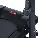 EFITMENT Adjustable Incline Manual Magnetic Treadmill with Arm Exercisers and Pulse Monitor - T017