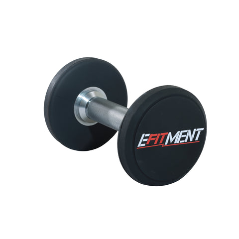 EFITMENT Knurled Handle Rounded Dumbbell - DB081