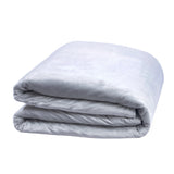 15lb Minky Weighted Blanket | 90" x 92" Queen | Grey
