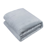 15lb Minky Weighted Blanket | 90" x 92" Queen | Grey