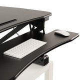 Adjustable Height Standing Desk Riser w/Anti Fatigue Standing Mat Bundle