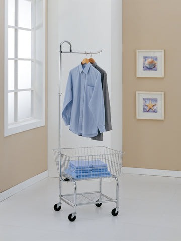 Organize It All Laundry Cart - Chrome