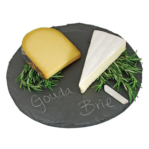 Country Home: Circle Slate Cheese Board