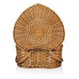 Heart Picnic Basket, (Antique White)