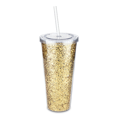 Glam Double Walled Glitter Tumbler by Blush®