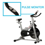 EFITMENT Indoor Cycling Exercise Bike w/29 lb Flywheel, Belt Drive, LCD Monitor w/ Pulse - IC029