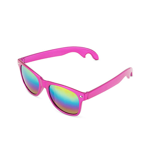 Sunnies: Pink Bottle Opener Sunglasses by Blush®