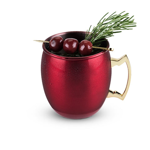 Rustic Holiday: Red Moscow Mule Mug by Twine