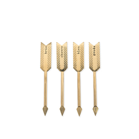 Chateau: Golden Arrow Stainless Steel Cheese Markers by Twin