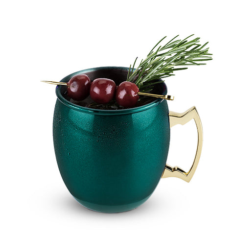 Rustic Holiday: Emerald Moscow Mule Mug by Twine