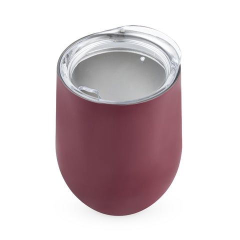 Sip & Go Stemless Wine Tumbler in Berry by True