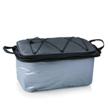 Vulcan Portable Propane BBQ & Cooler Tote, (Black with Grey & Silver)