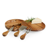 Acacia Brie Cheese Board & Tools Set