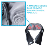 Cordless Neck & Back/Shoulder Massager w/ Heat by Aurora - AM103