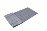 13lb Minky Weighted Compression Sleeping Bag Blanket with Glass Beads - Grey