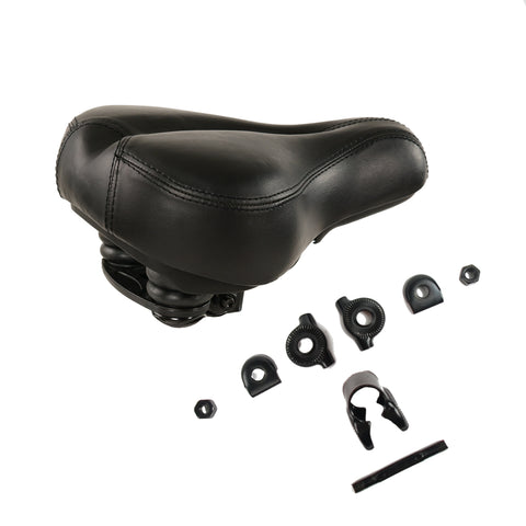 Replacement Plush Seat w/ Hardware for Indoor Cycle Bikes