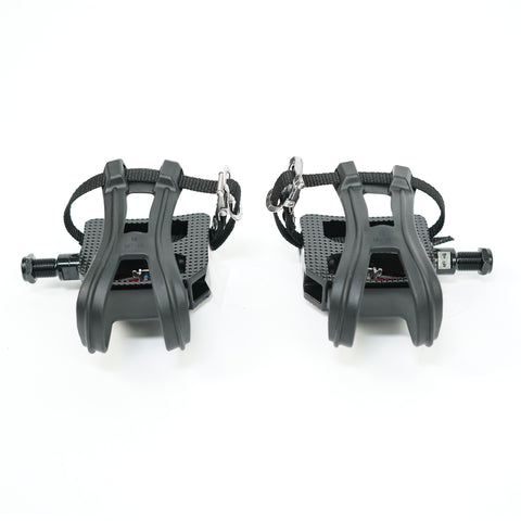 pedal zoo Replacement SPD Compatible Foot Pedals for Indoor Cycle Bikes