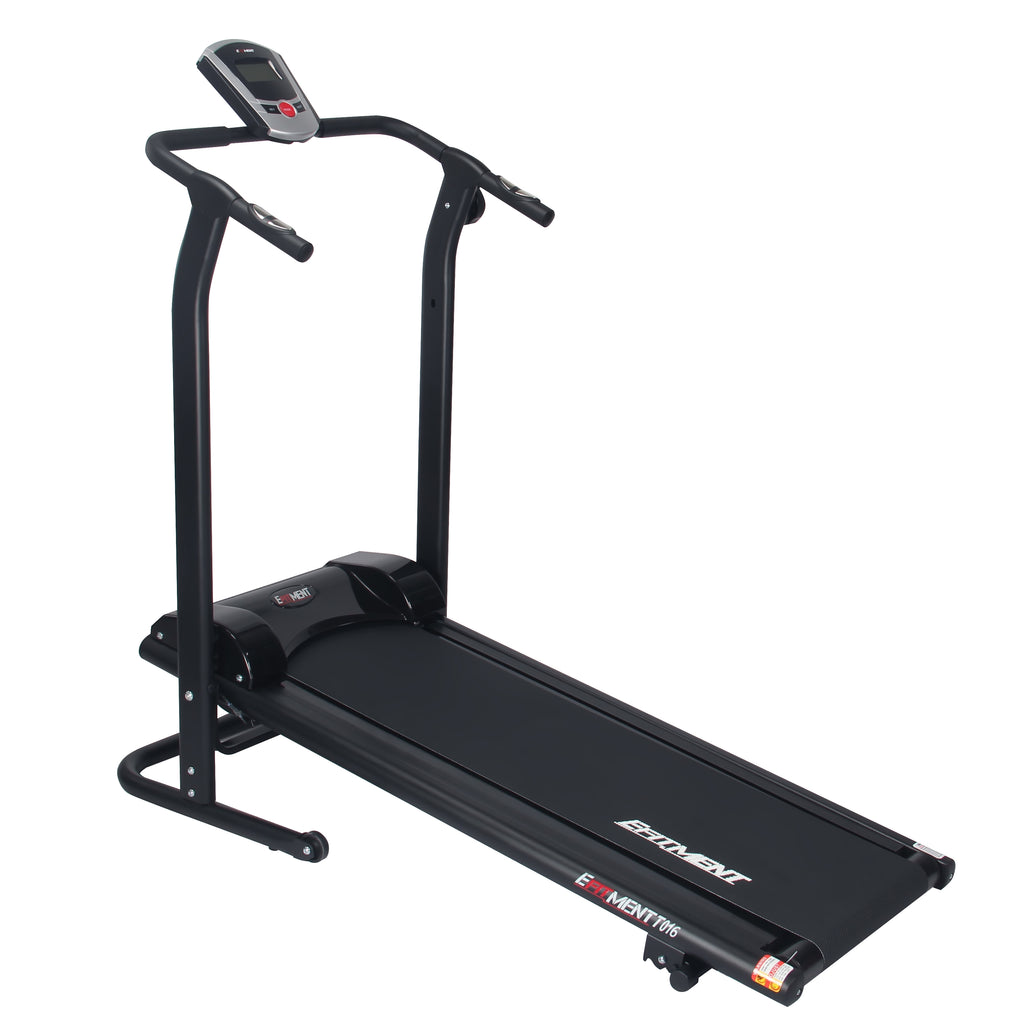 EFITMENT Adjustable Incline Magnetic Manual Treadmill w/Pulse
